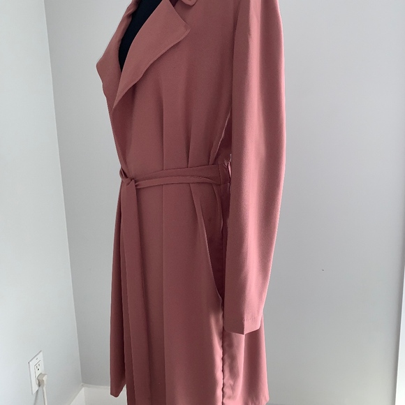 Rose Pink, Light Throw, Collared Jacket - Picture 2 of 4